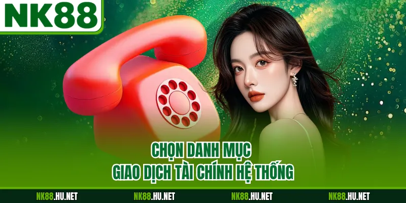 Chọn danh mục giao dịch tài chính hệ thống